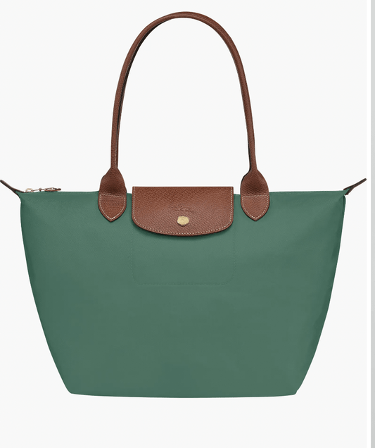 L.o.n.g.c.h.a.m.p Original Le Pliage Medium Size in Sage Green