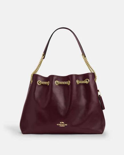 Coach Eveline shoulder bag in burgundy