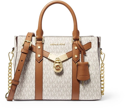 MICHAEL MICHAEL KORS
Nouveau Hamilton Small Logo and Leather Satchel