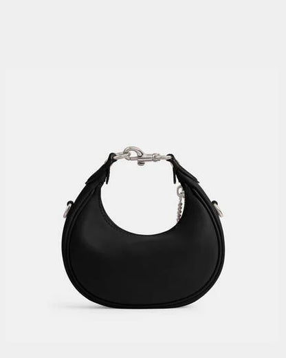 Coach Jonnie bag in black and silver accessories