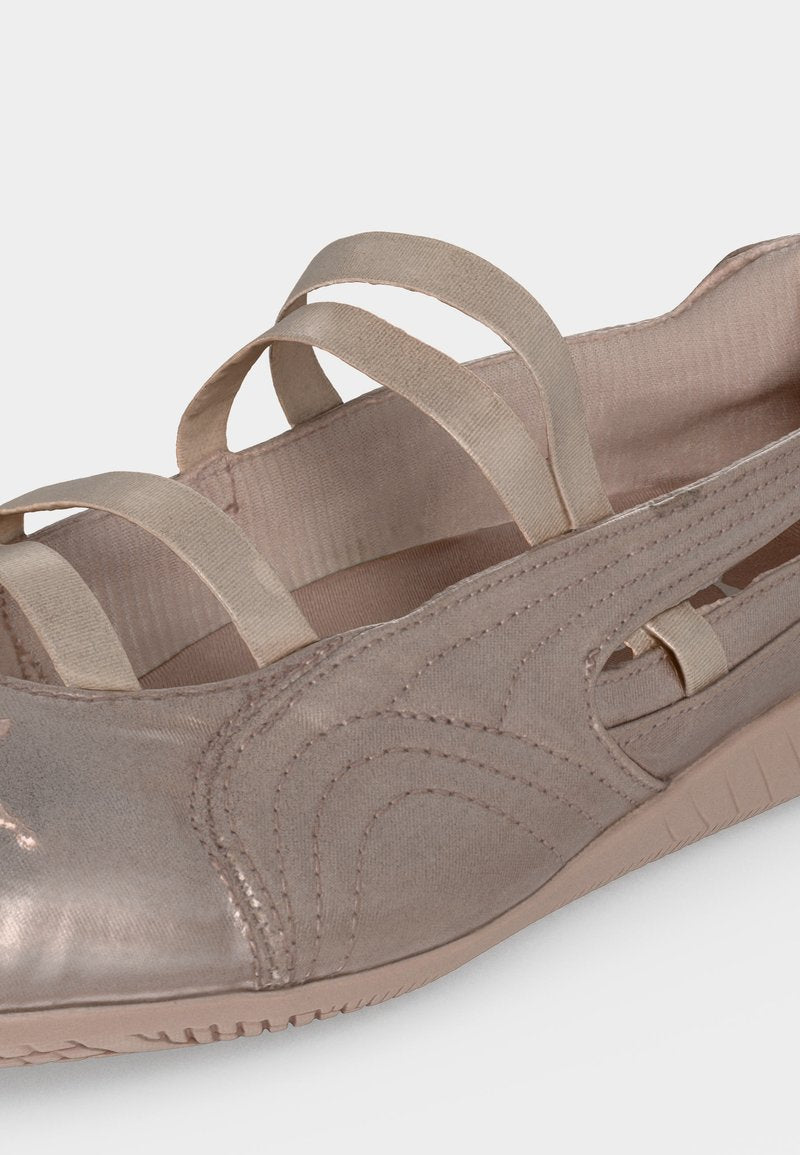 Puma SPEEDCAT BALLET - Ankle strap ballerina shoes - rose latte/silver-coloured size 39