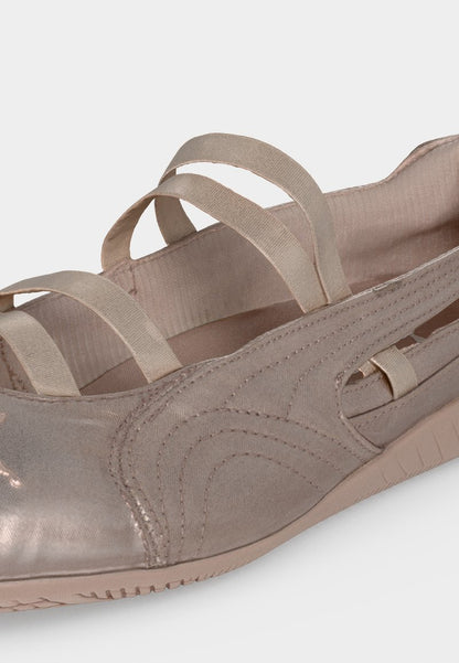Puma SPEEDCAT BALLET - Ankle strap ballerina shoes - rose latte/silver-coloured size 39