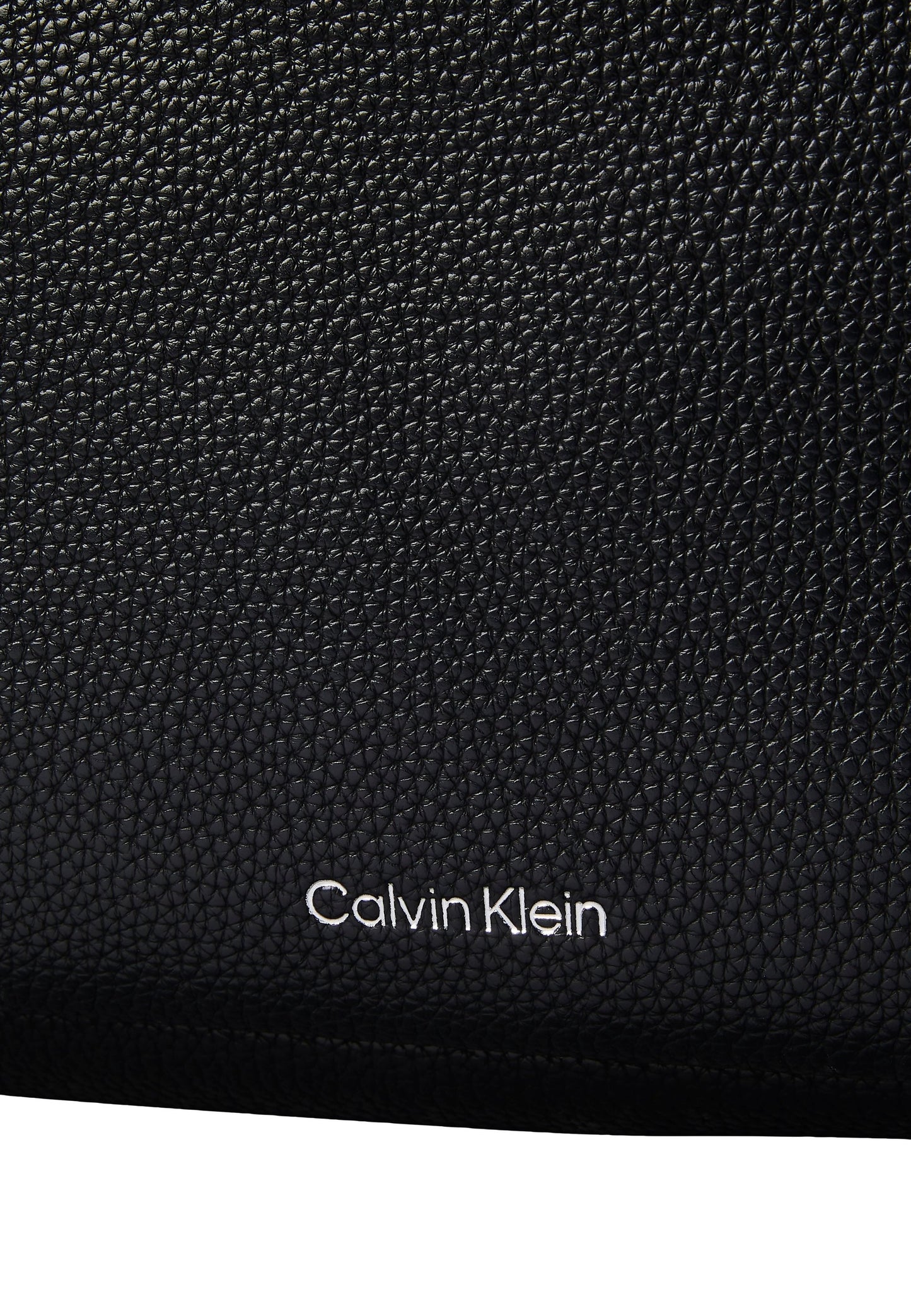 CALVIN KLEIN SLOUCHY PEBBLE MEDIUM - Tote bag - black