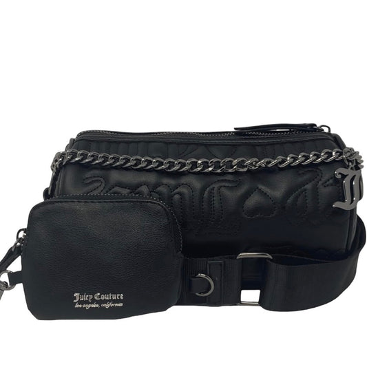 Juicy Couture Women’s Puff Roll Crossbody Bag with Accessory Pouch