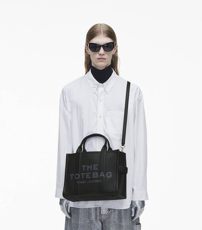 The leather medium tote bag Marc Jacobs