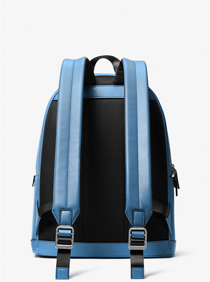 Micheal kors baby blue grained leather carry backpack