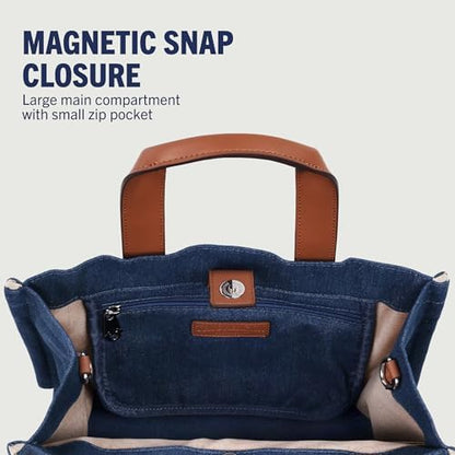 True religion medium denim tote bag