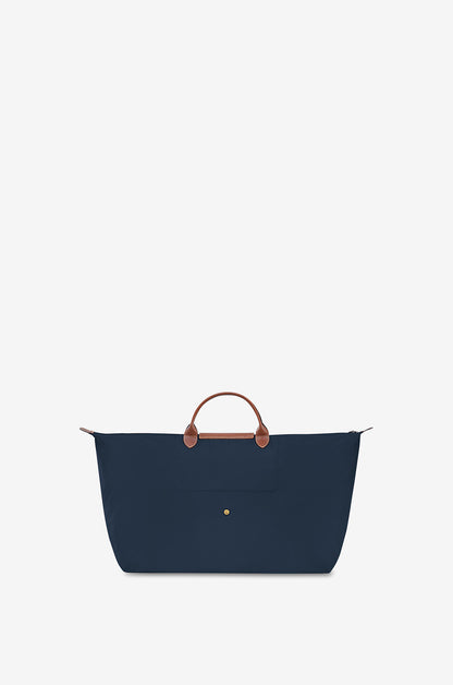 LongChamp Le Pliage Original M Russian canvas and leather travel bag