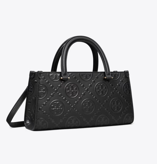 Tory Burch T MONOGRAM EMBOSSED SMALL EAST-WEST TOTE