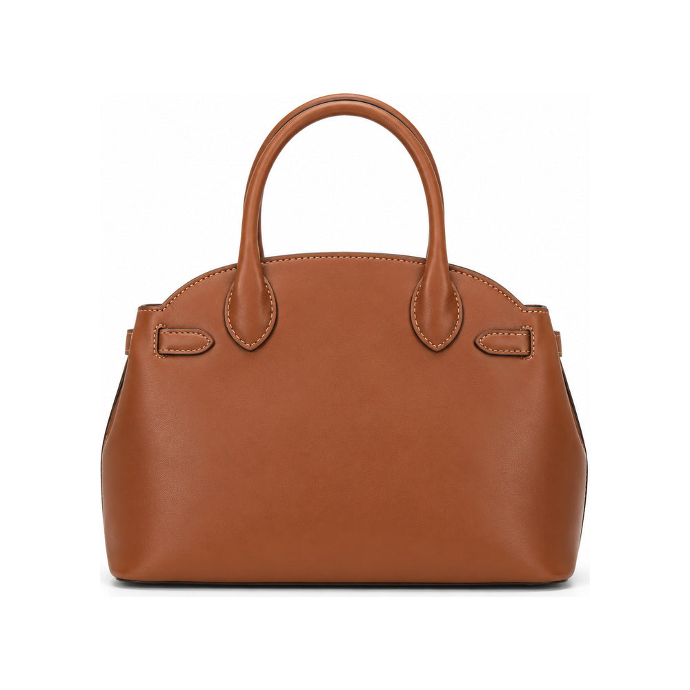 Coach Empire Carryall Leather Bag in Maple Brown