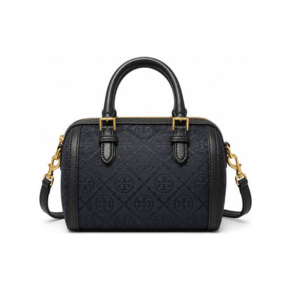 Tory Burch Petite T Monogram Jacquard Barrel Bag