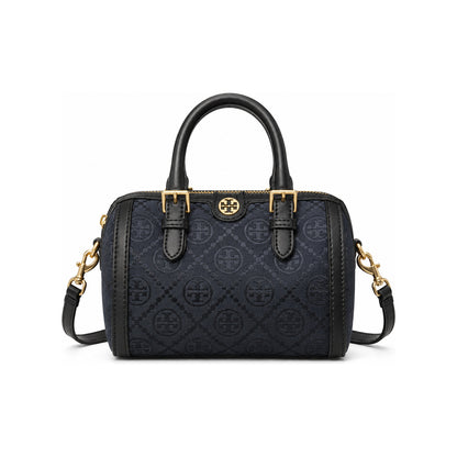 Tory Burch Petite T Monogram Jacquard Barrel Bag