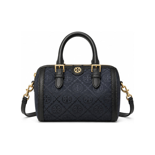 Tory Burch Petite T Monogram Jacquard Barrel Bag