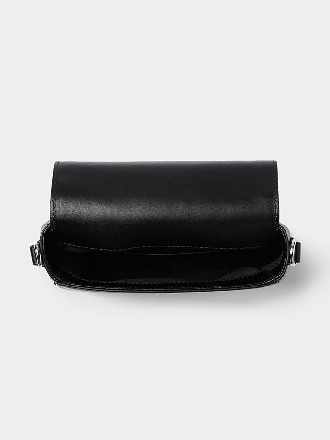 KARL LAGERFELD K/Saddle Black crossbody bag