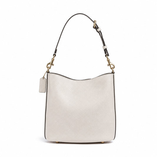Coach Willow Soft Bucket Bag 19 in Chalk