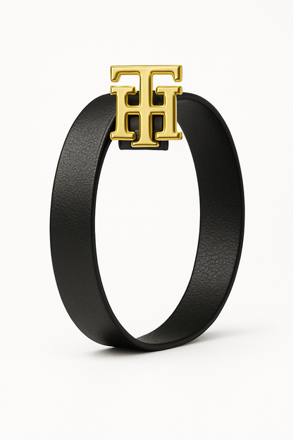 Tommy Hilfiger belt gold logo size large