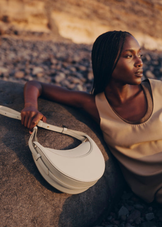 Polene Numéro Dix edition textured Chalk