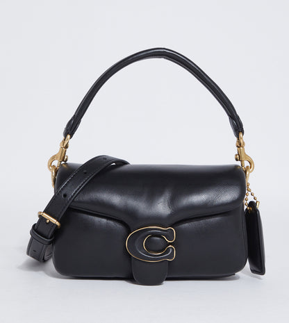 COACH TABBY 26 Textured Logo Detail Shoulder Bag