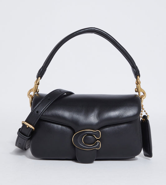 COACH TABBY 26 Textured Logo Detail Shoulder Bag