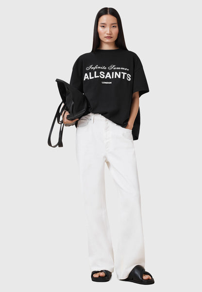 AllSaints AVRI TEE Print T-Shirt Size Large