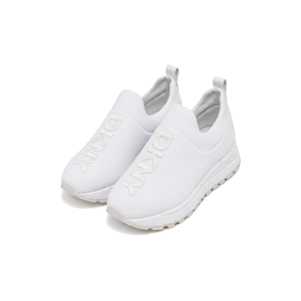 DKNY Jadyn Low Top Slip On Sneakers Pale Blush in Baby Blue