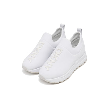 DKNY Jadyn Low Top Slip On Sneakers Pale Blush in Baby Blue