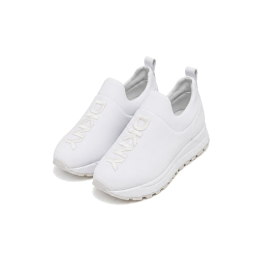 DKNY Jadyn Low Top Slip On Sneakers Pale Blush in Baby Blue