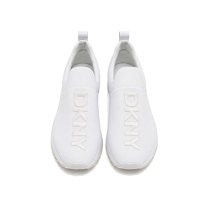DKNY Jadyn Low Top Slip On Sneakers Pale Blush in Baby Blue