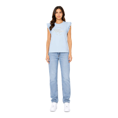 Tommy Shirt Cut Sky Blue Long