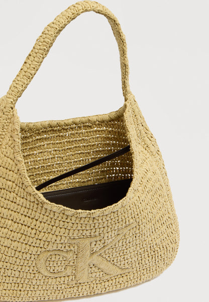 CALVIN KLEIN BOLD - Tote bag - beige