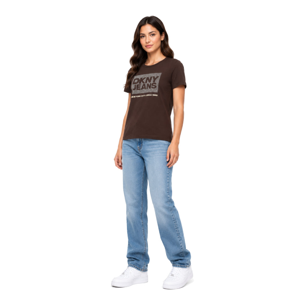 DKNY T-Shirt Black Glitter Logo