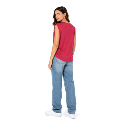 DKNY Shirt Red Cut