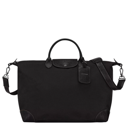 LongChamp Le Pliage Original M Russian canvas and leather travel bag