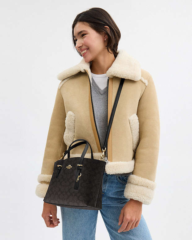 Coach Mollie Tote Bag 25 In Signature Canvas