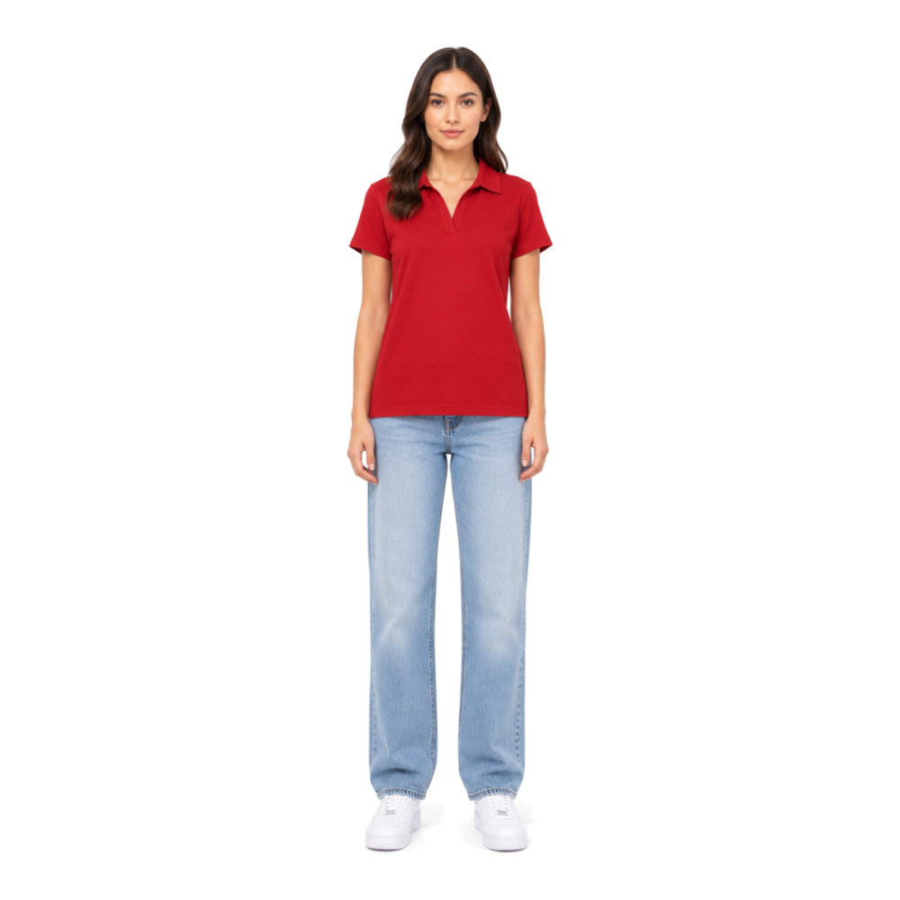 Calvin Klein T-Shirt Red V Neck