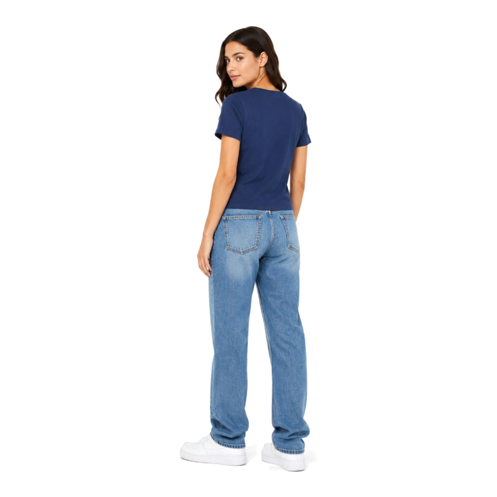Calvin Klein T-Shirt Blue Glitter Logo