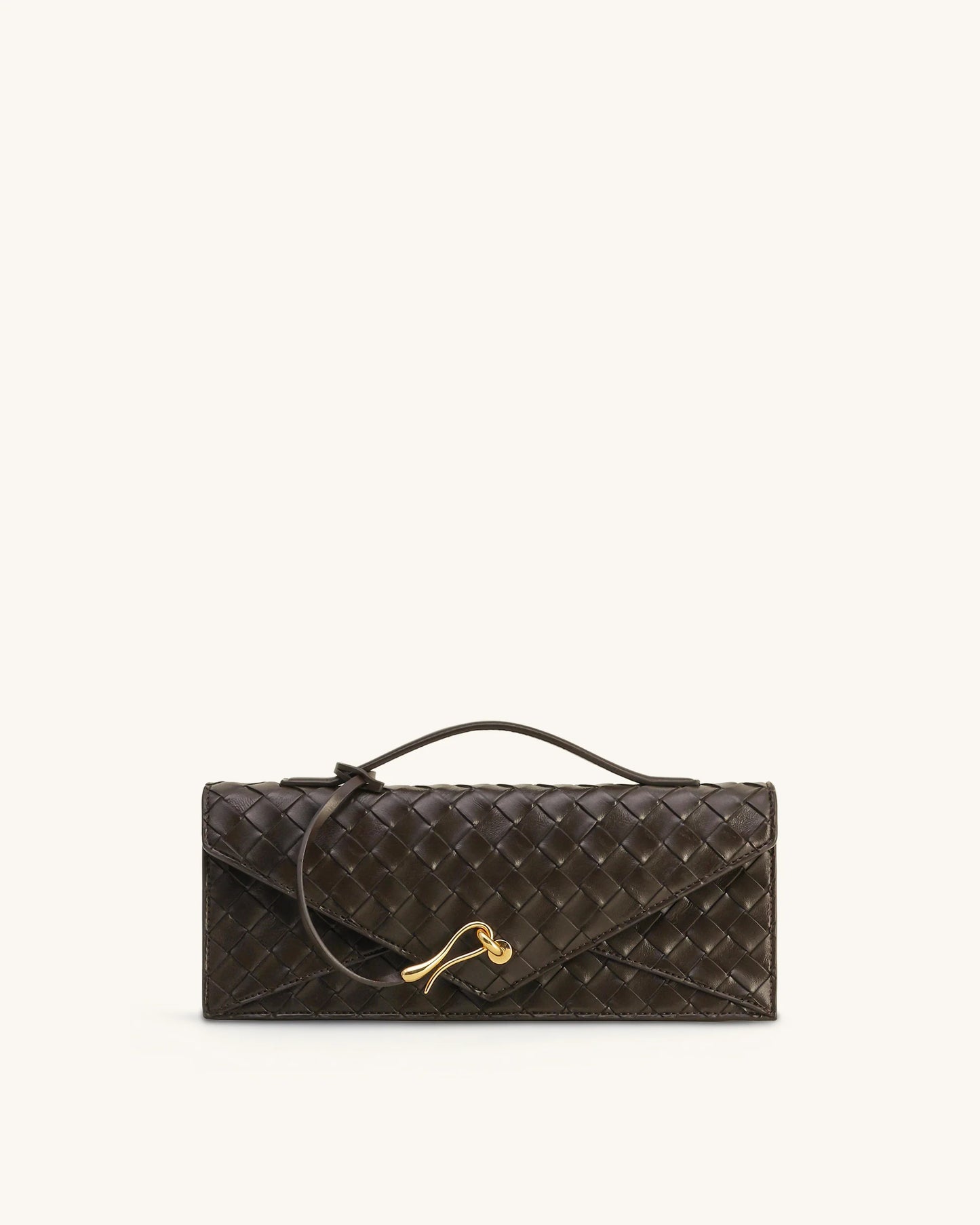 JW PEI Celeste Woven Textured Envelope Top Handle Bag
