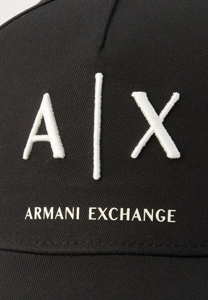 Armani exchange BASEBALL - Cap  unisex - black/off white
