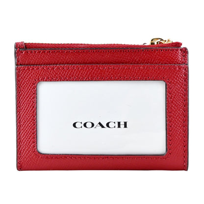 Coach Mini Skinny Id Case In Signature Canvas