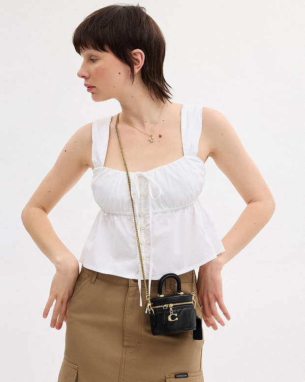 Coach Trail Crossbody Bag 12 With Pillow Quilting