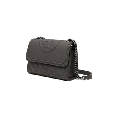 Tory Burch Convertible Shoulder Bag in Matte Gray