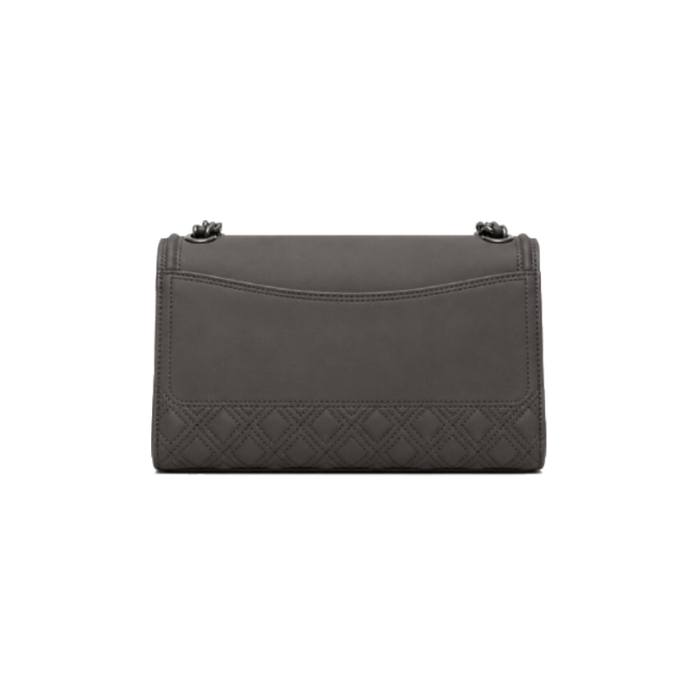 Tory Burch Convertible Shoulder Bag in Matte Gray