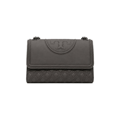Tory Burch Convertible Shoulder Bag in Matte Gray