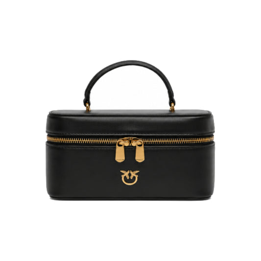 PINKO Love Birds Vanity Medium Crossbody in Black