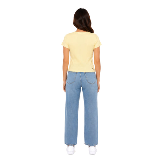 Michael Kors Shirt Yellow Cut Size L