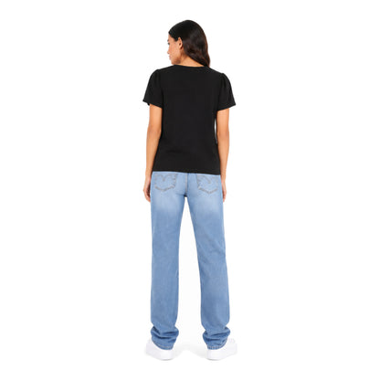 Michael Kors T-Shirt Black With Gold acc