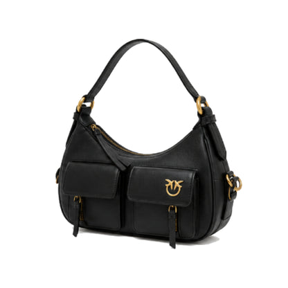 PINKO Cargo Shoulder Bag In Black