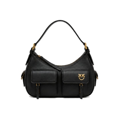 PINKO Cargo Shoulder Bag In Black