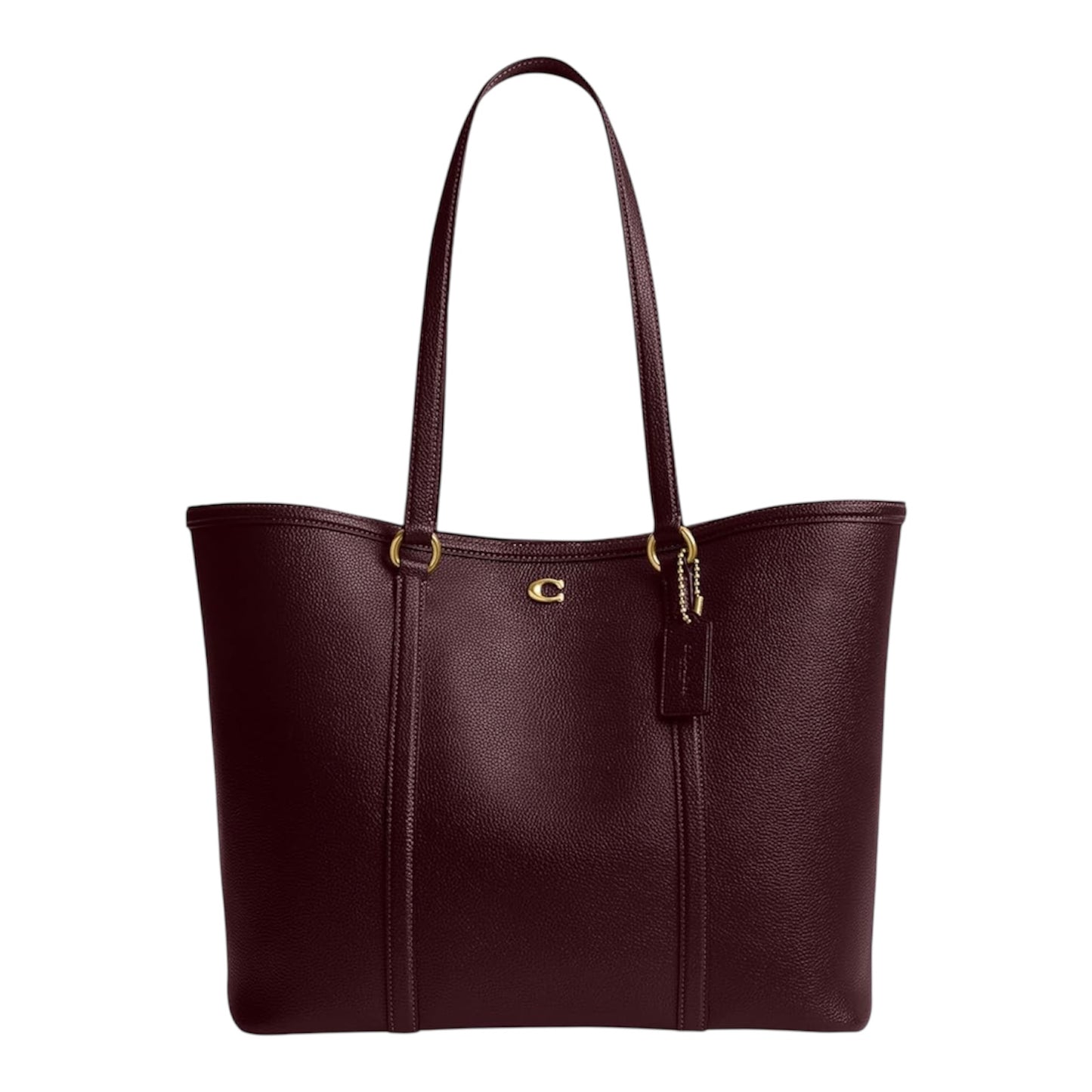 COACH Small Legacy Tote in merlot