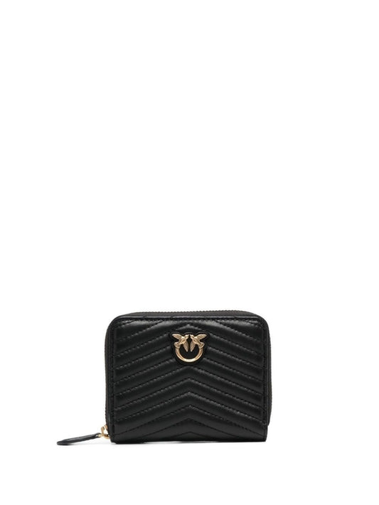 PINKO quilted leather wallet